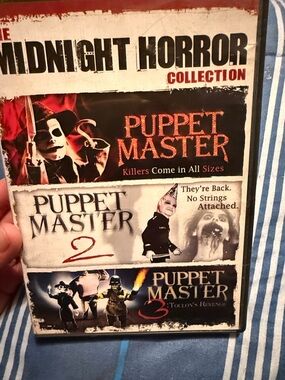 Midnight Horror Collection: Puppet Master Trilogy DVD Set - Black/White/Red